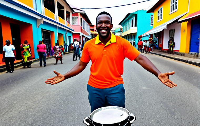 트리니다드 토바고에서 한국 대사관 연락처 - Steelpan Musician**

"A professional steelpan musician in Trinidad and Tobago, fully clothed in brig...