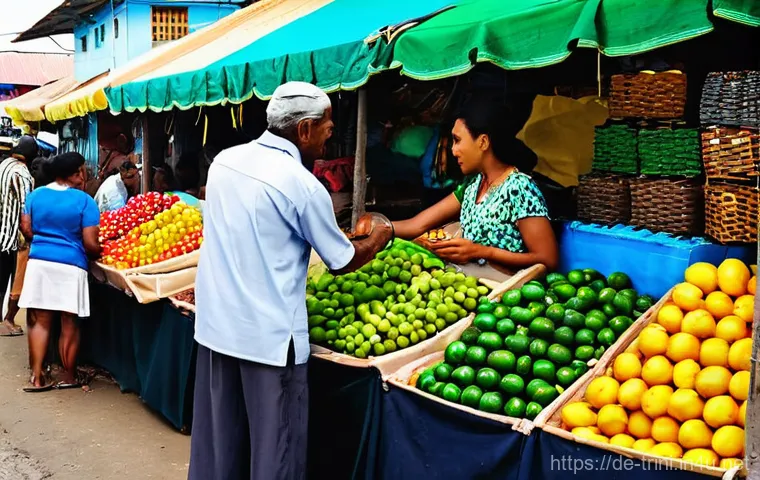 트리니다드 토바고에서 발생한 사건사고 - **Prompt:** A lush, vibrant rainforest path in Tobago, slightly damp from recent tropical rain, with...