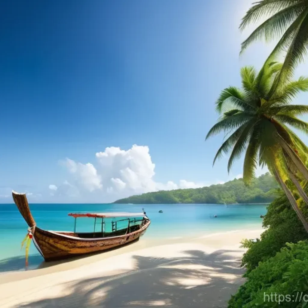 트리니다드 토바고 해변 추천 - **Prompt:** "A breathtaking, secluded beach on Tobago, reminiscent of Pirate's Bay or Charlotteville...